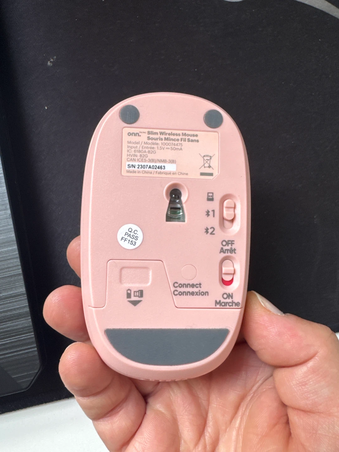 onn. Slim Wireless Mouse - photo 3