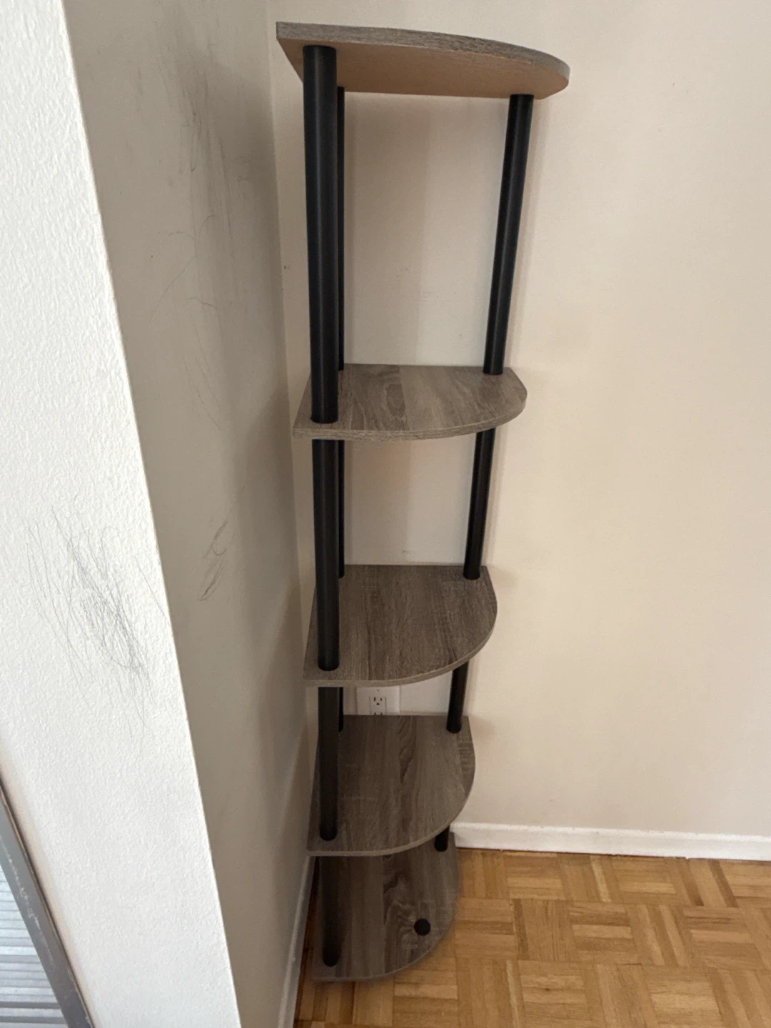 5-Tier Corner Shelf Unit 🏈