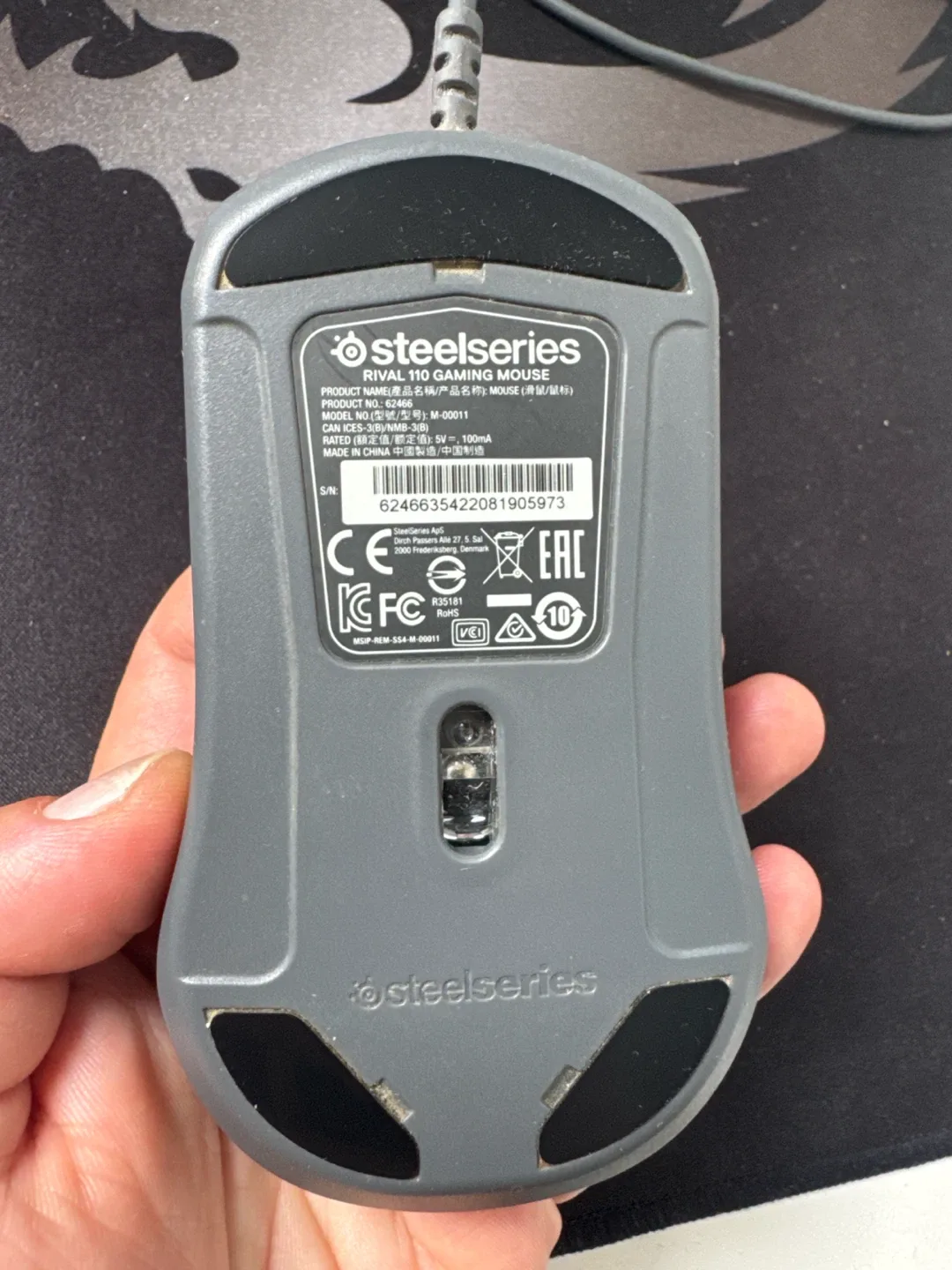 SteelSeries Rival 110 Gaming Mouse - photo 2