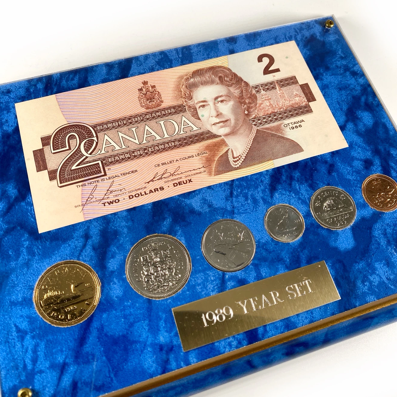 1989 Canadian Currency Plaque 🏈 - photo 2