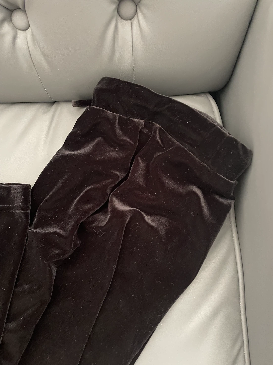 Tanjay Petites Black Velour Pants - photo 2