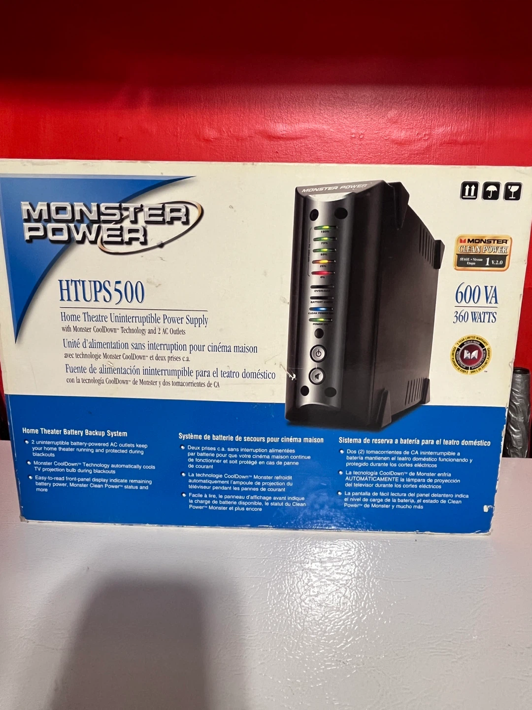 Monster Power HTUPS 500 Home Theatre UPS