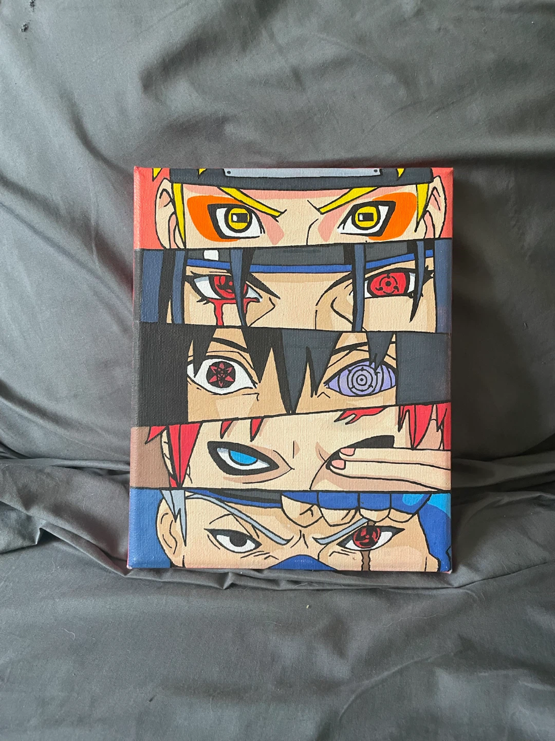 Naruto Anime Eye Canvas Painting