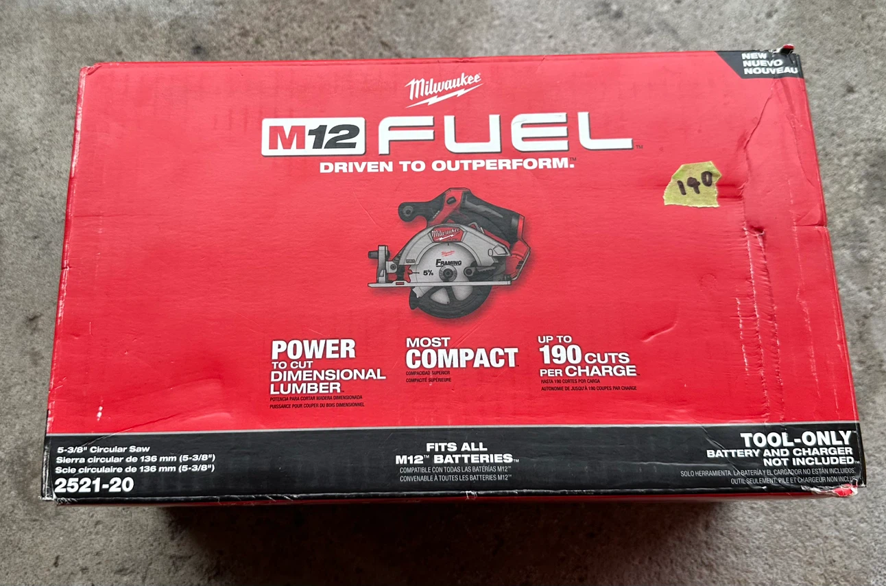 Milwaukee M12 FUEL 5-3/8" Circular Saw 2521-20
