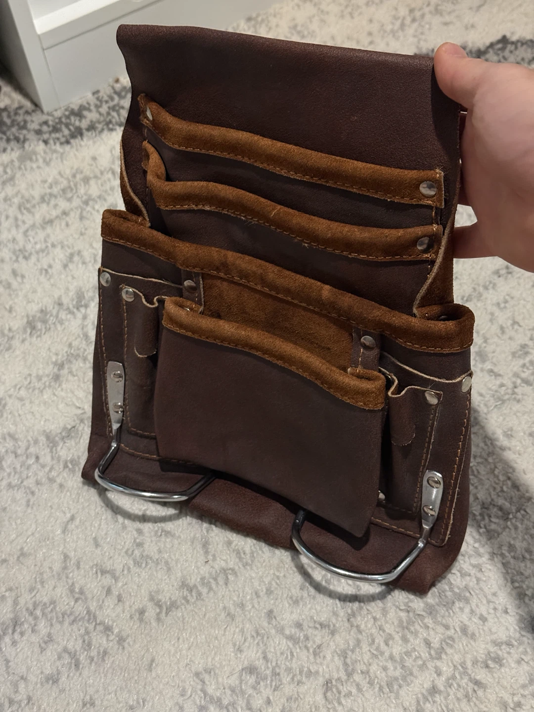 Cowhide Leather Tool Pouch heavy duty NEW