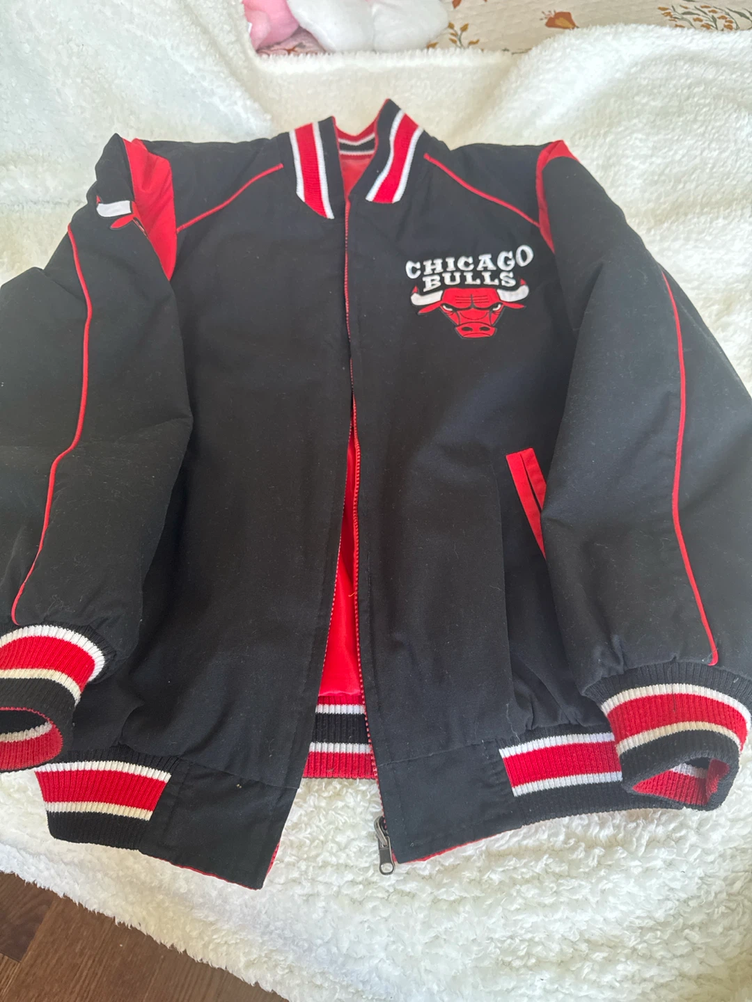 Chicago Bulls Reversible Bomber Jacket - photo 2