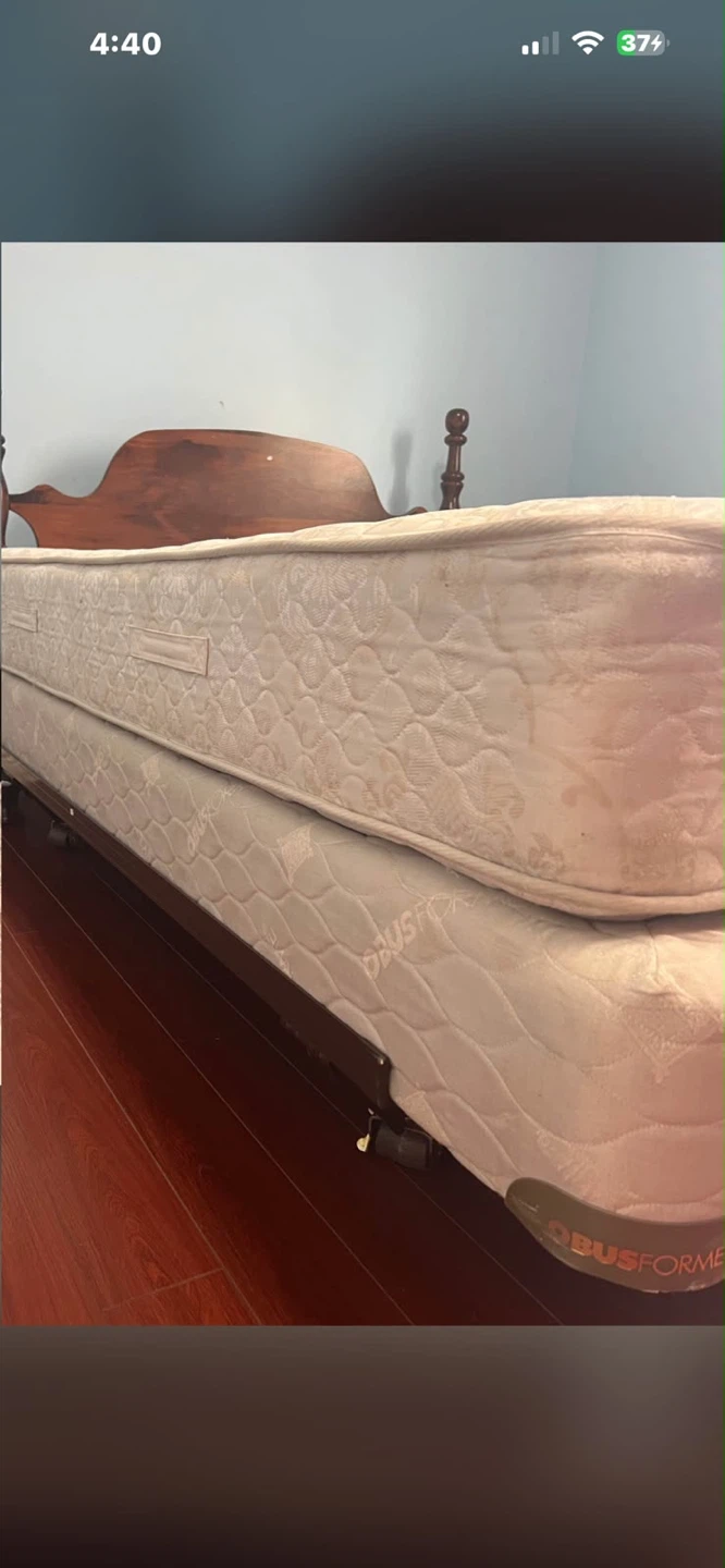 ObusForme Mattress and Wooden Nightstand Set - photo 3