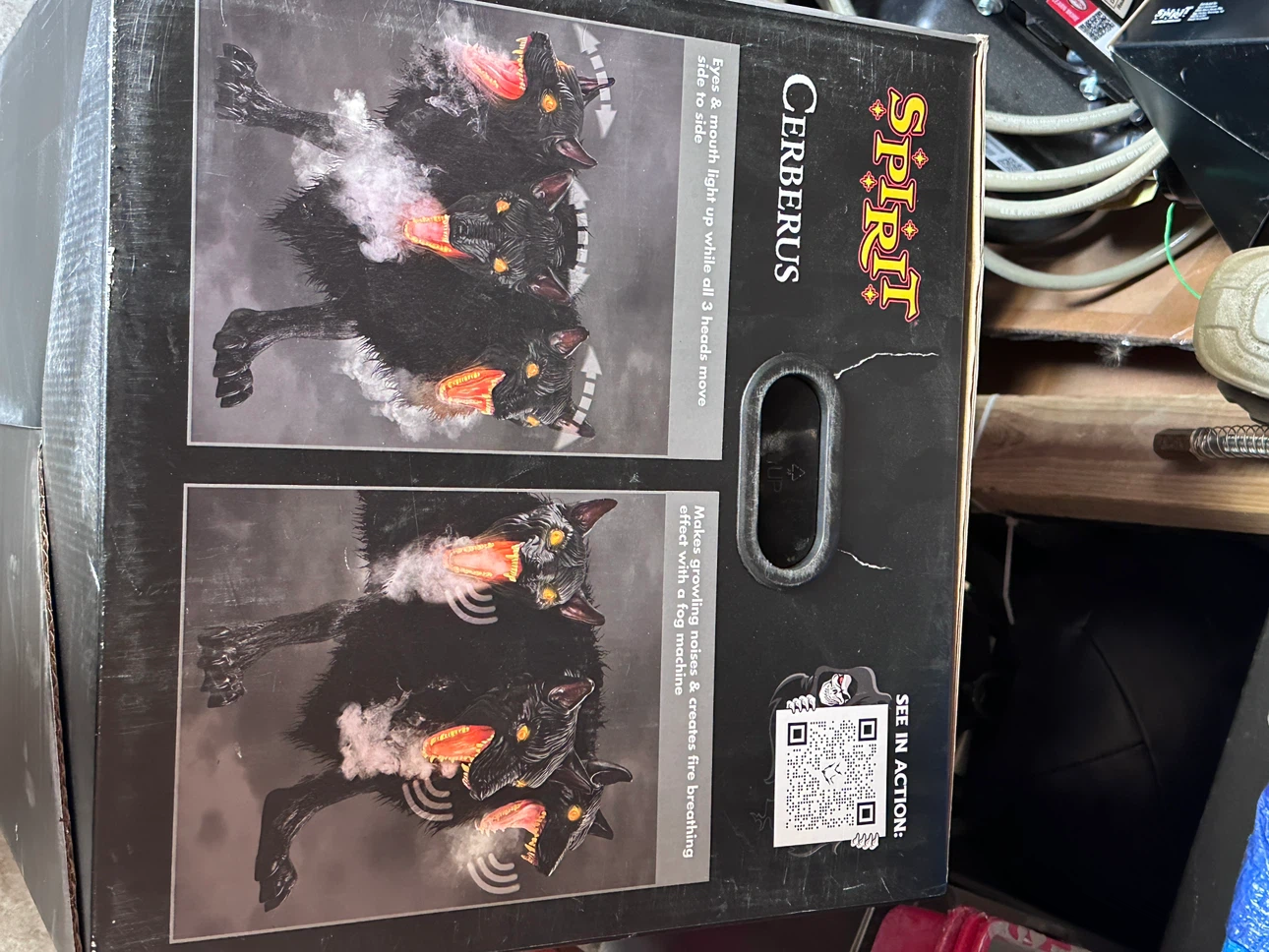 Brand new Spirit Halloween Cerberus Animatronic - photo 2