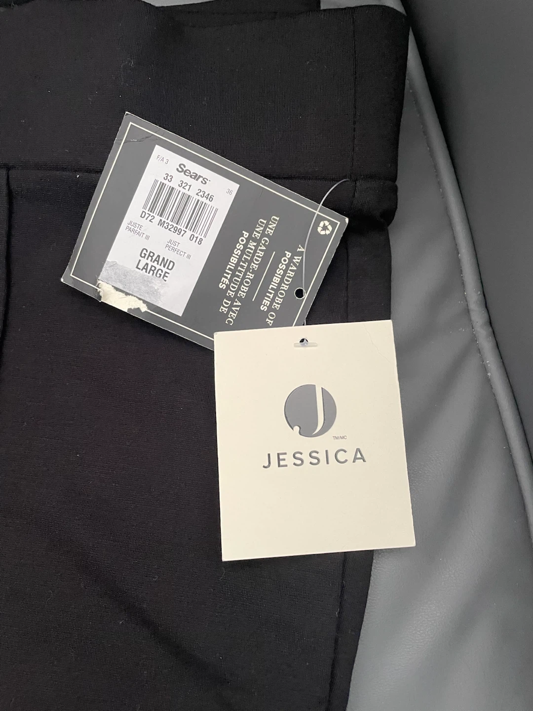 Jessica Black Pants Size Large - photo 2