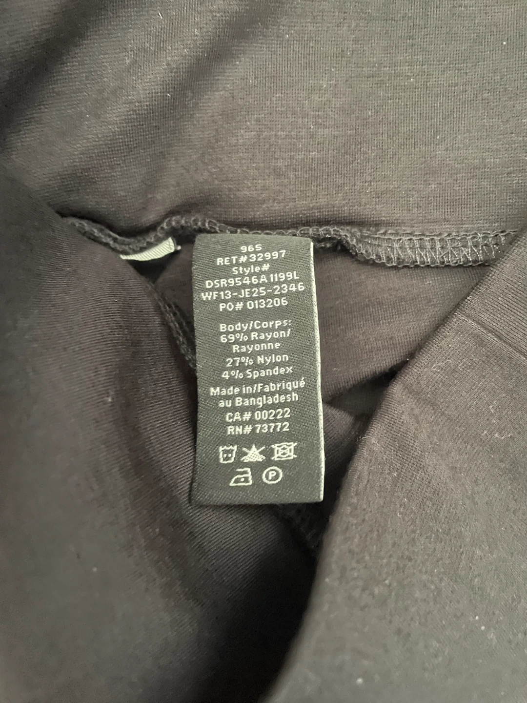 Jessica Black Pants Size Large - photo 4
