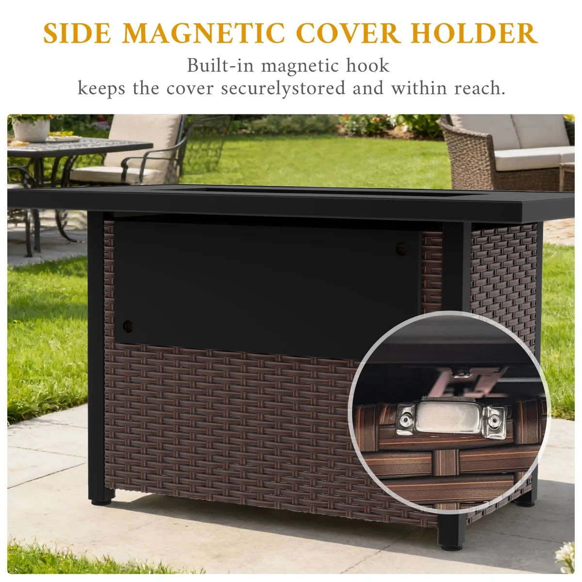 2-in-1 Propane Fire Pit Table - photo 2
