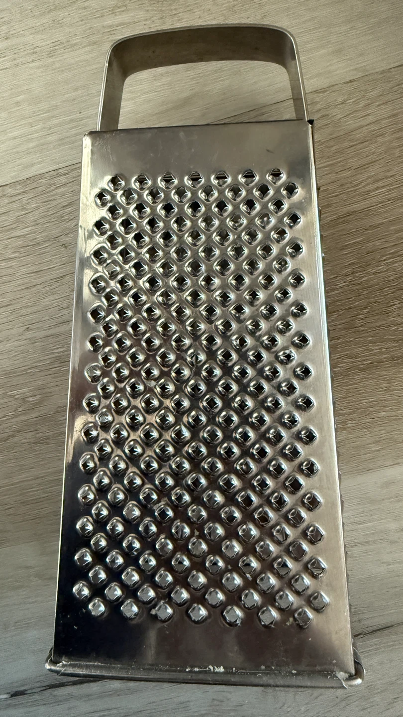 Kitchen Grater and Divided Serving Tray