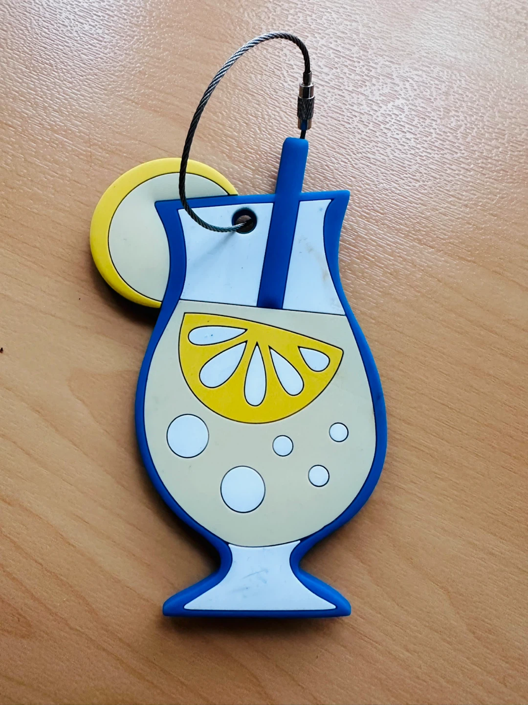 Luggage Tag in Cocktail Glass Shape🏈 - photo 2