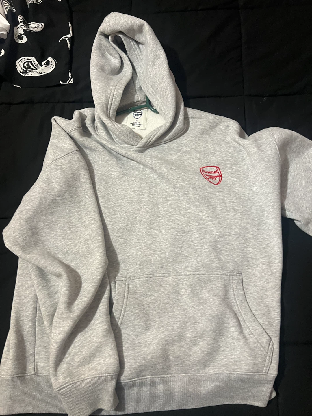 Arsenal FC Grey Hoodie - Size Medium