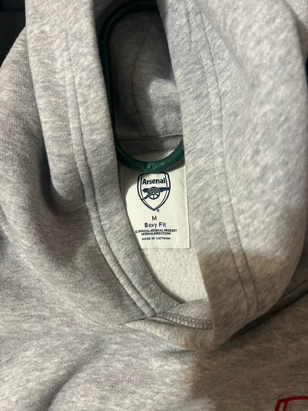 Arsenal FC Grey Hoodie - Size Medium - photo 3