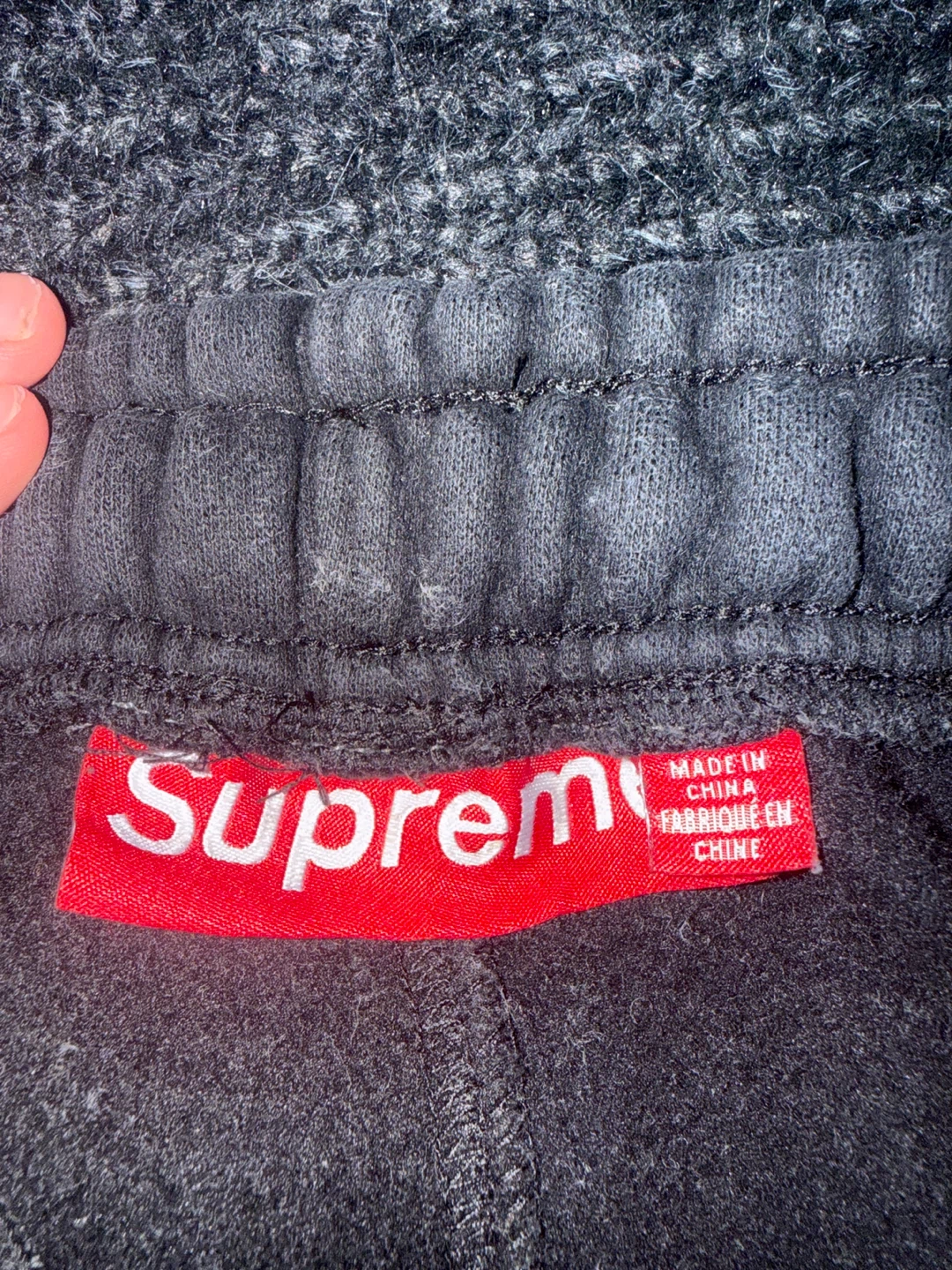Supreme Black Sweatpants - photo 2