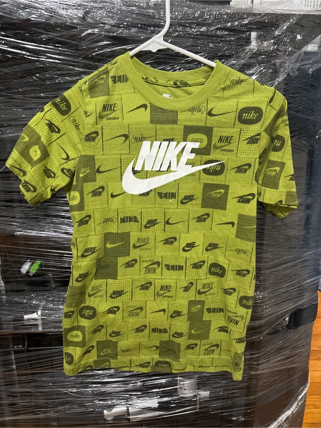 Nike Logo Pattern T-Shirt
