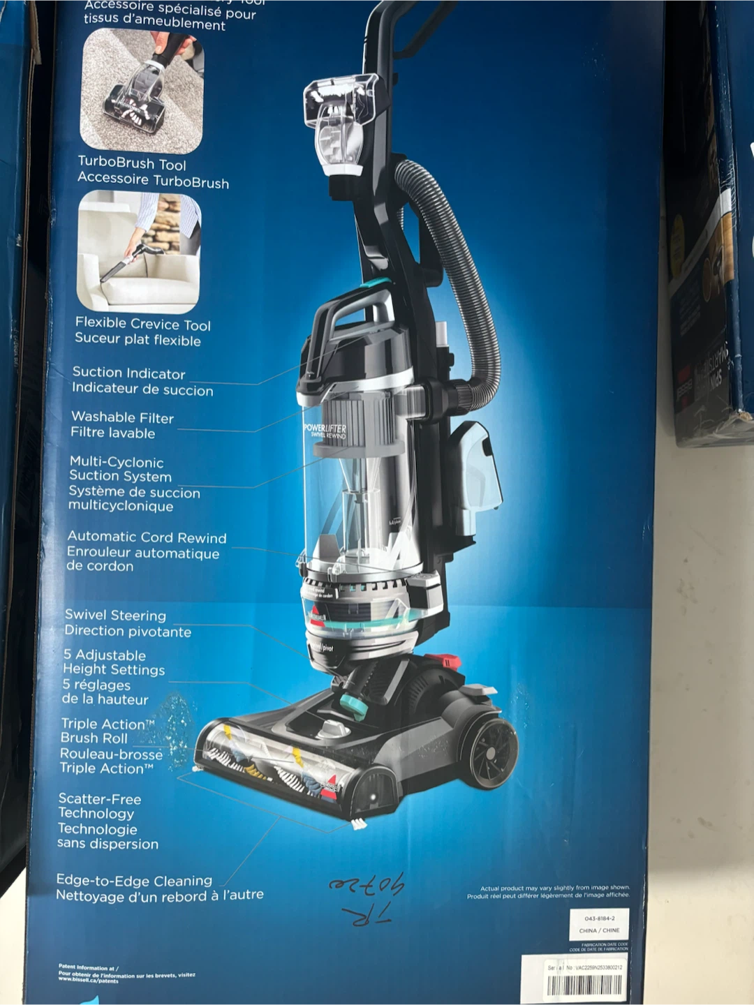 Bissell PowerLifter Swivel Rewind Vacuum