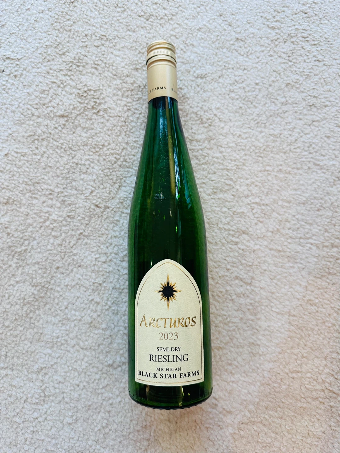 EMPTY glass bottle in green🏈
