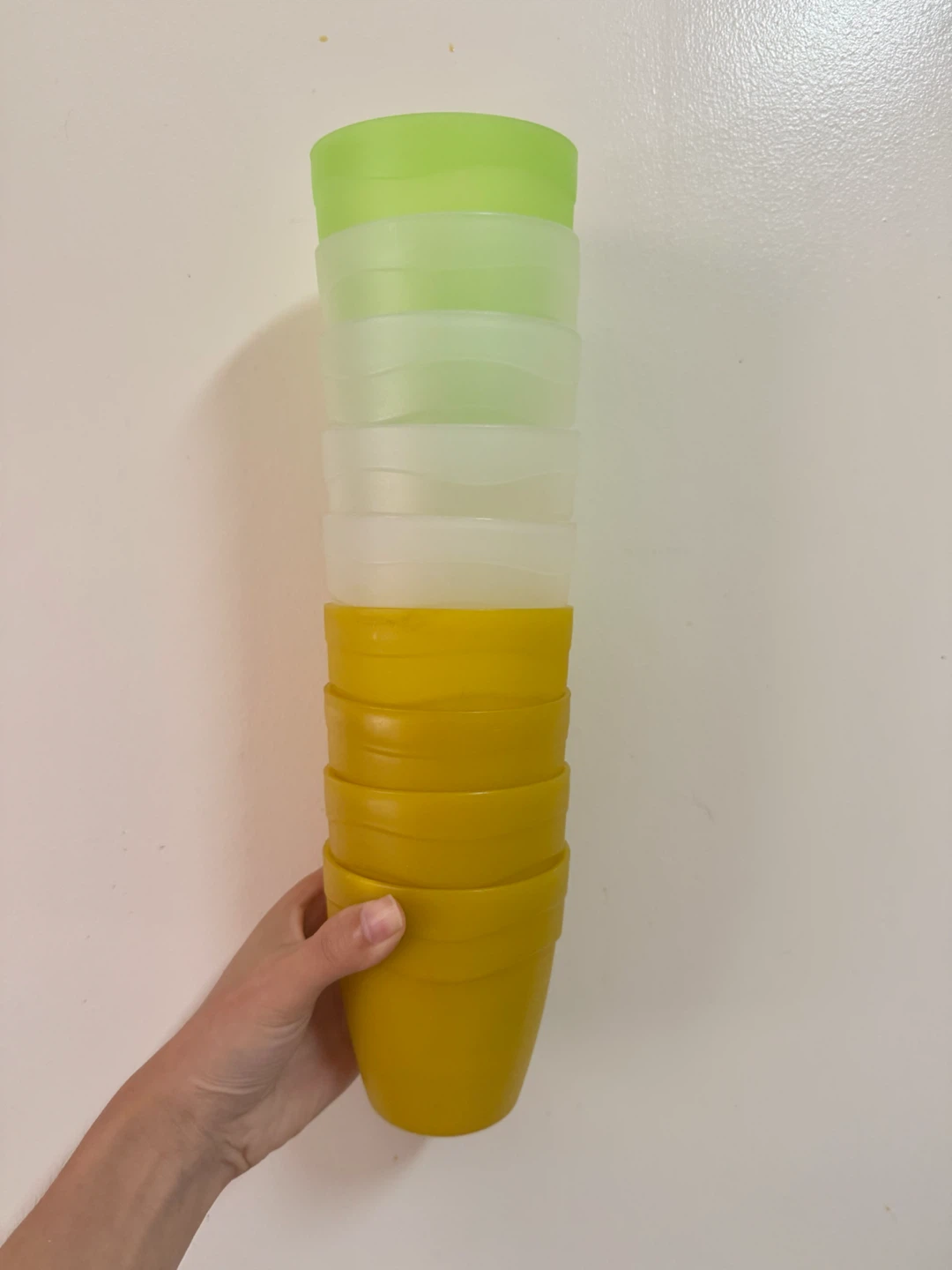 Vertex Plastic Cups Set of 9