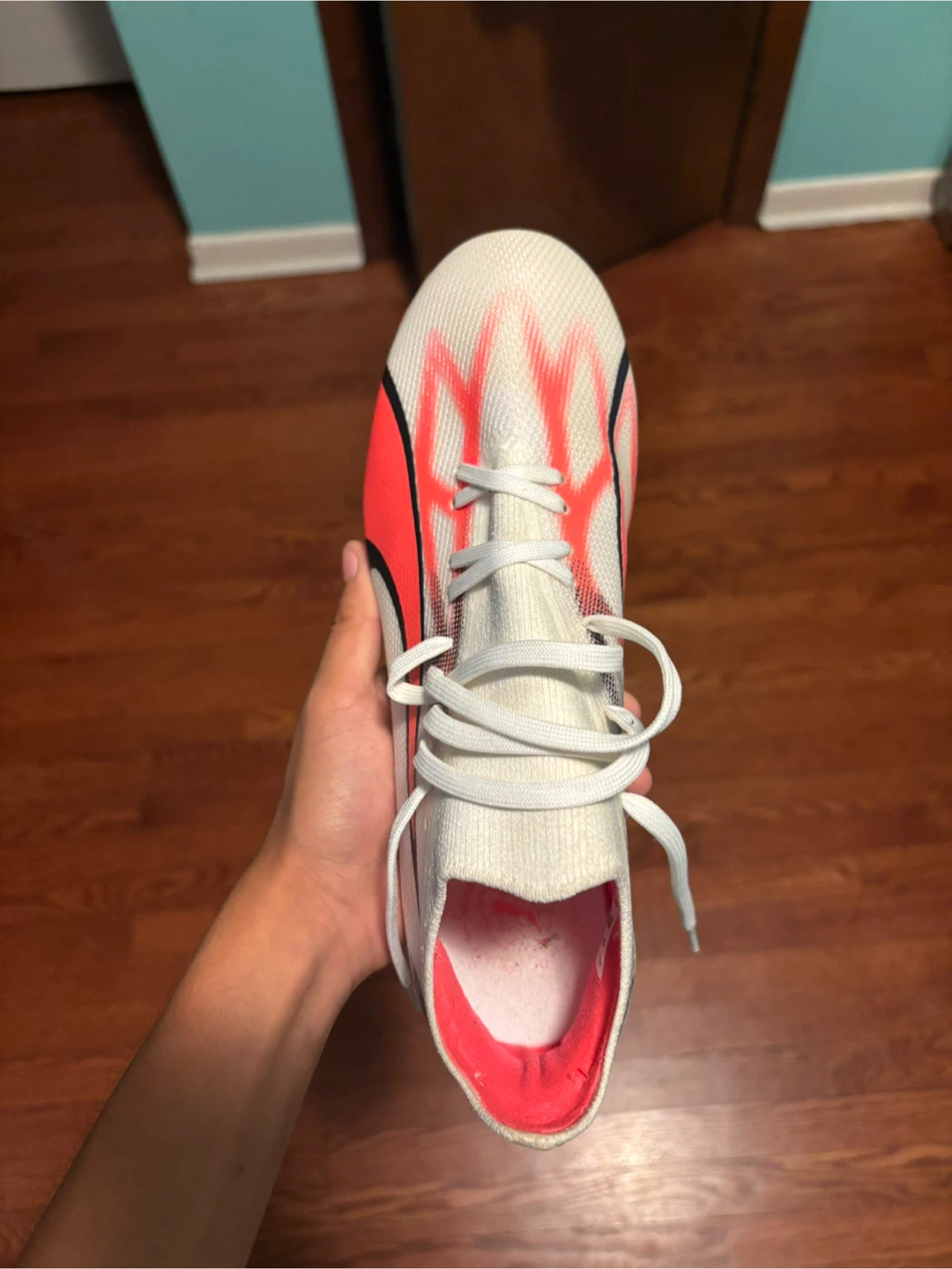 Puma Ultra Soccer Cleats White and Orange - photo 2