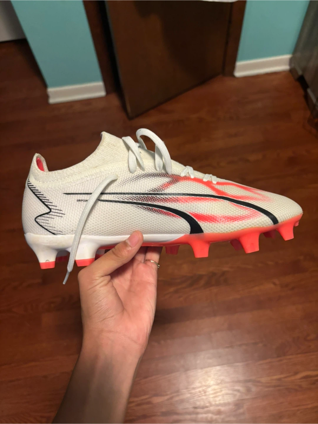 Puma Ultra Soccer Cleats White and Orange - photo 3