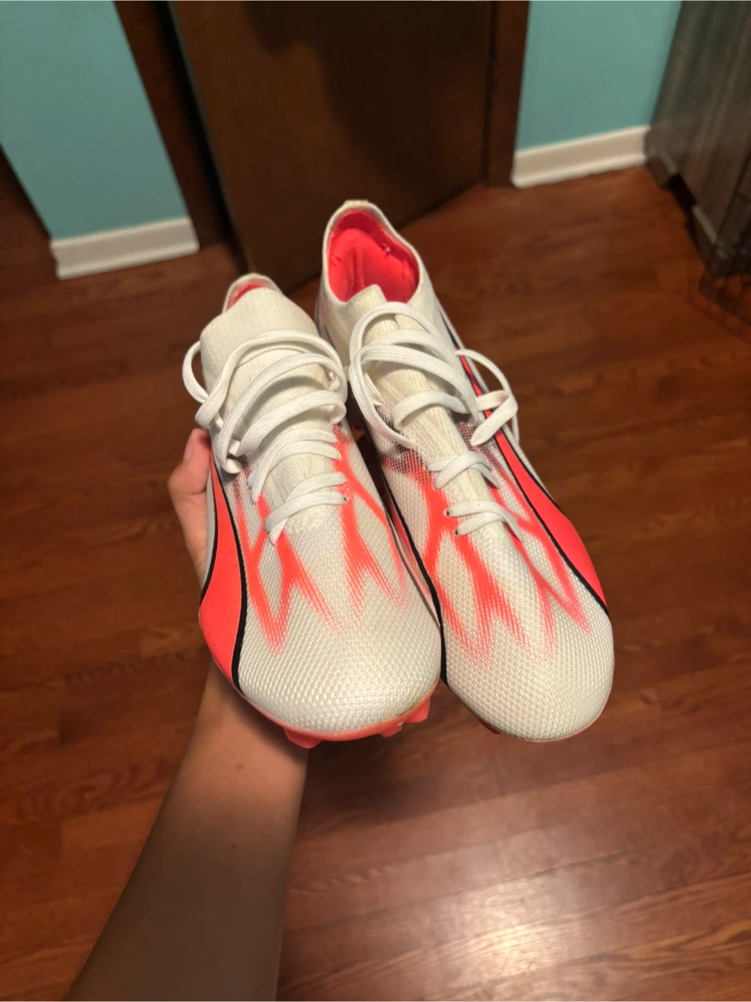 Puma Ultra Soccer Cleats White and Orange - photo 5