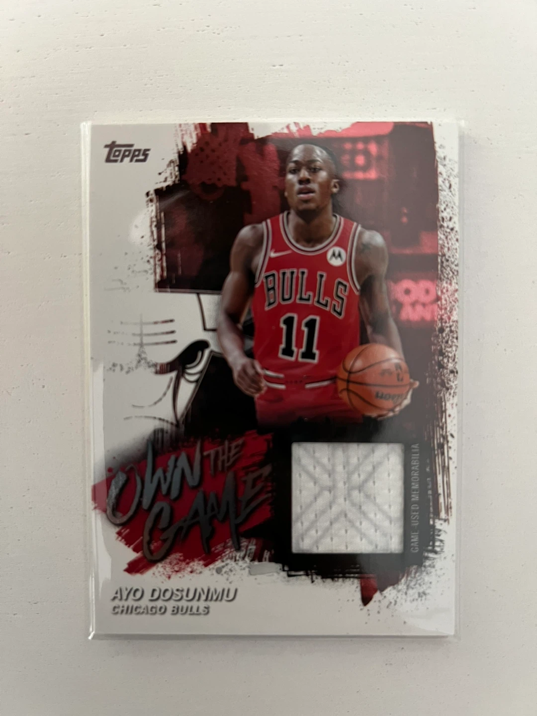 Ayo Dosunmu Own The Game Topps Relic Card