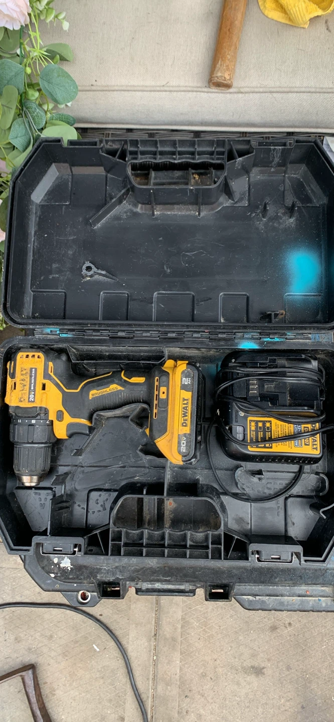 DeWalt 20V Brushless Drill with Charger and Case