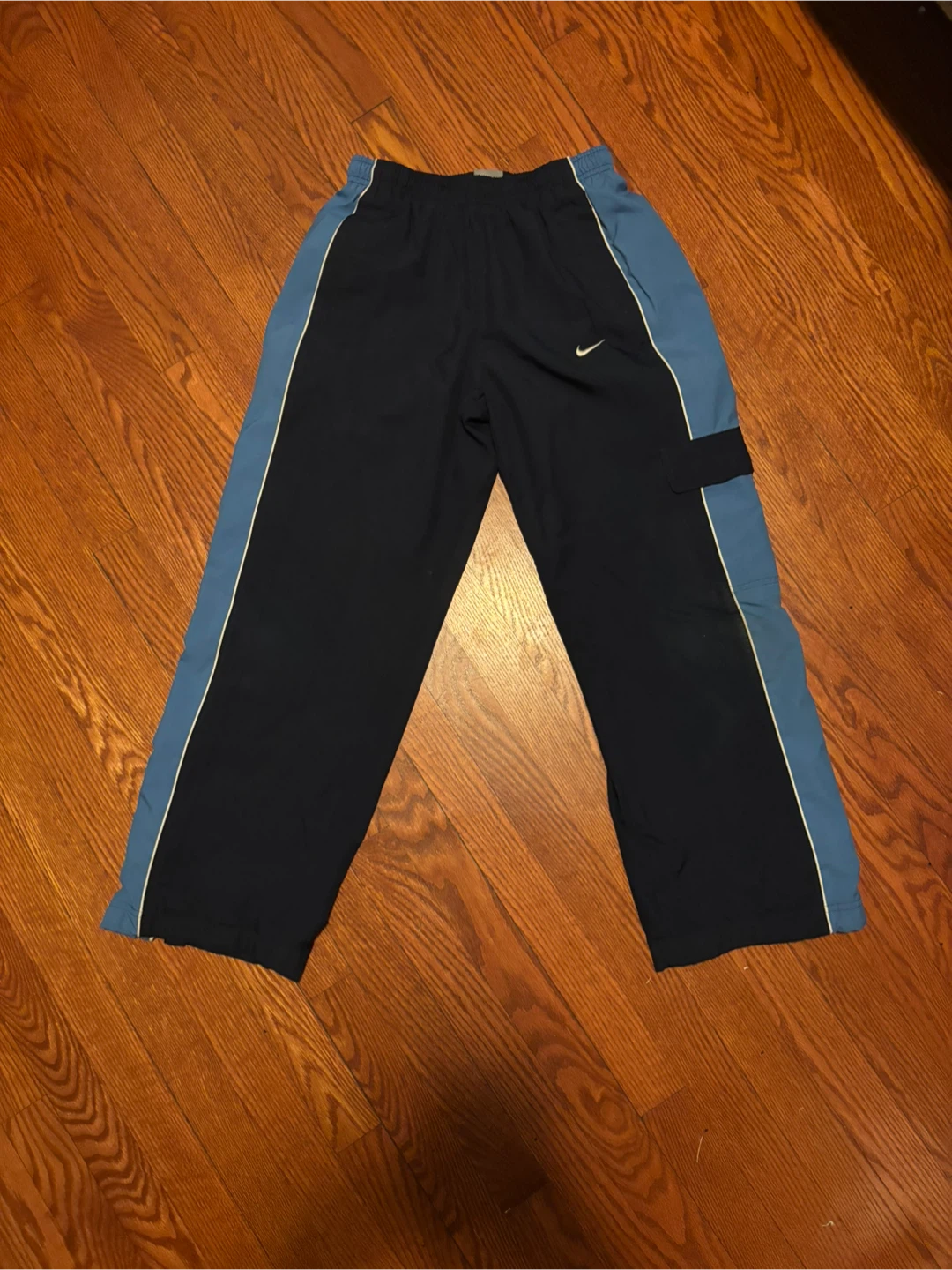 Nike Navy and Blue Track Pants