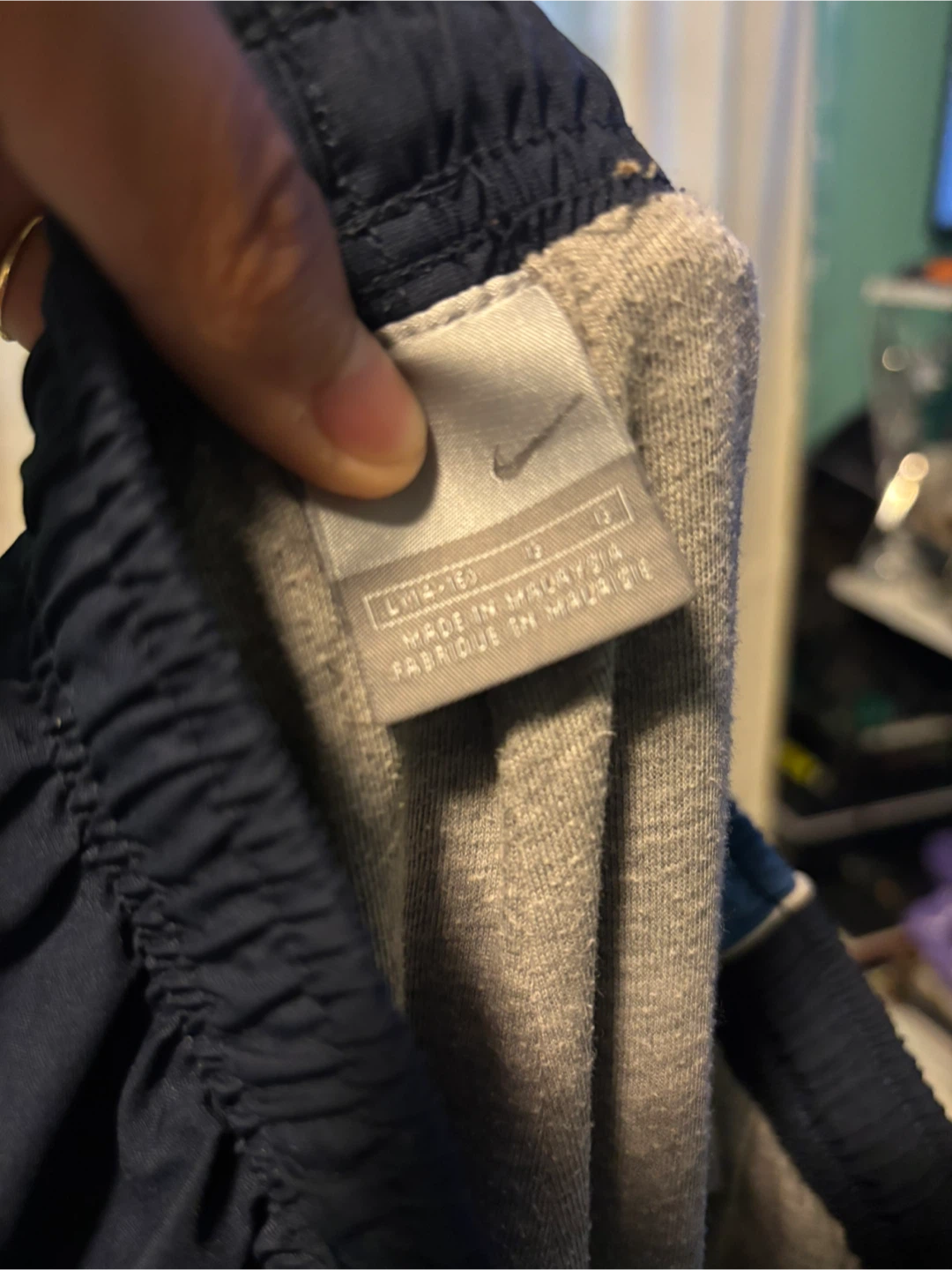 Nike Navy and Blue Track Pants - photo 3