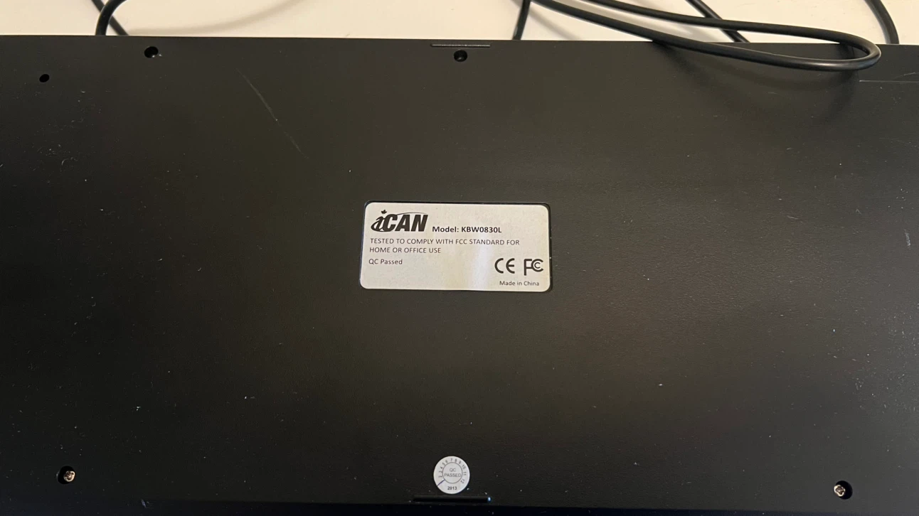 iCAN KBW0830L Wired Keyboard - photo 2