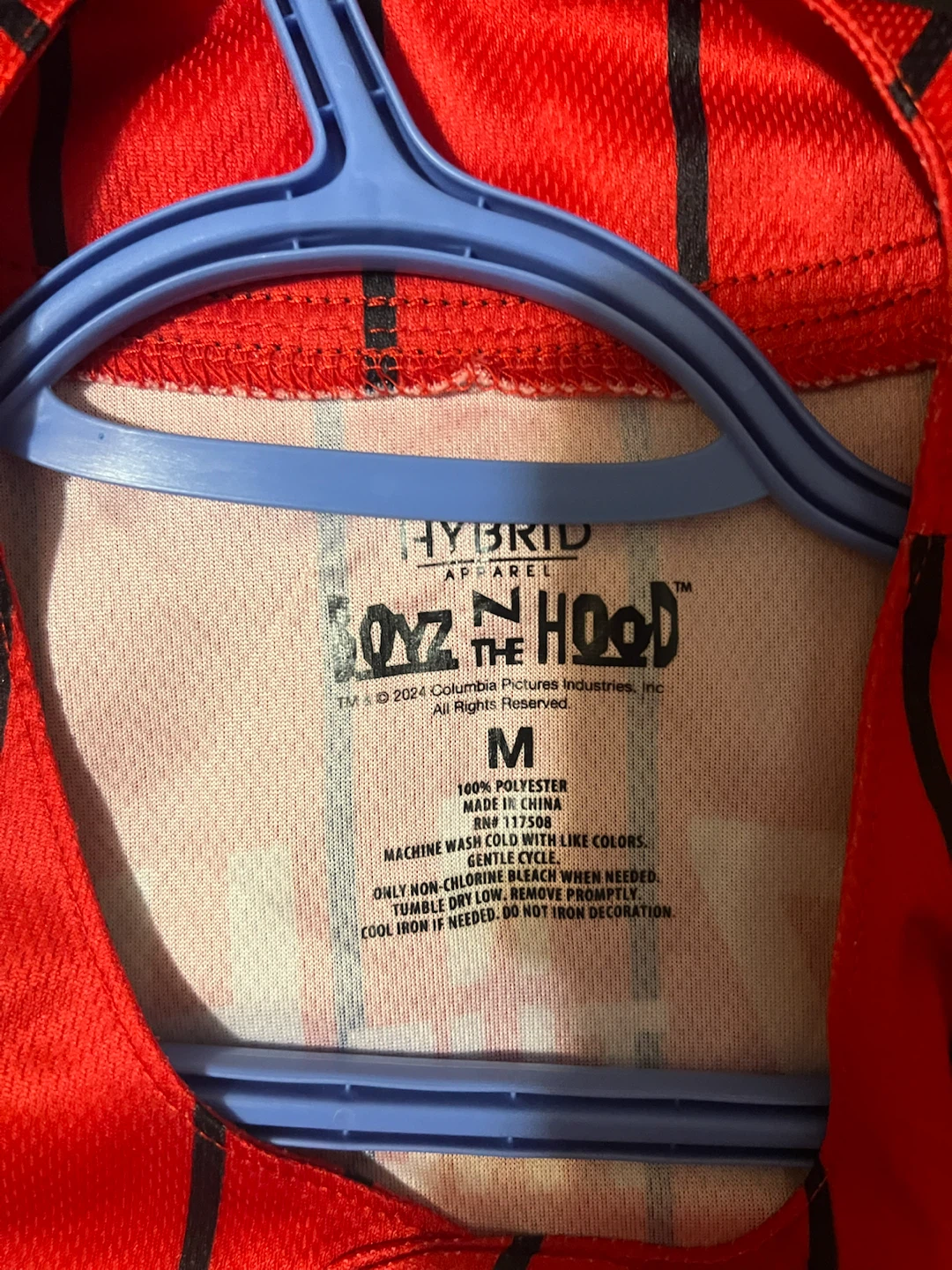 Boyz N The Hood Baseball Jersey Red - photo 3
