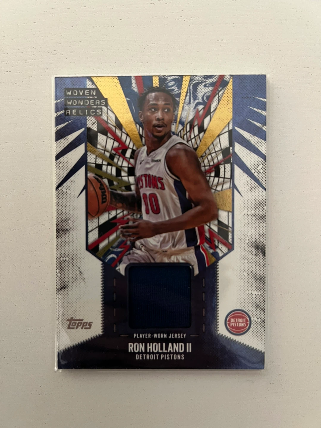 2025 Topps Woven Wonders Relic Ron Holland II