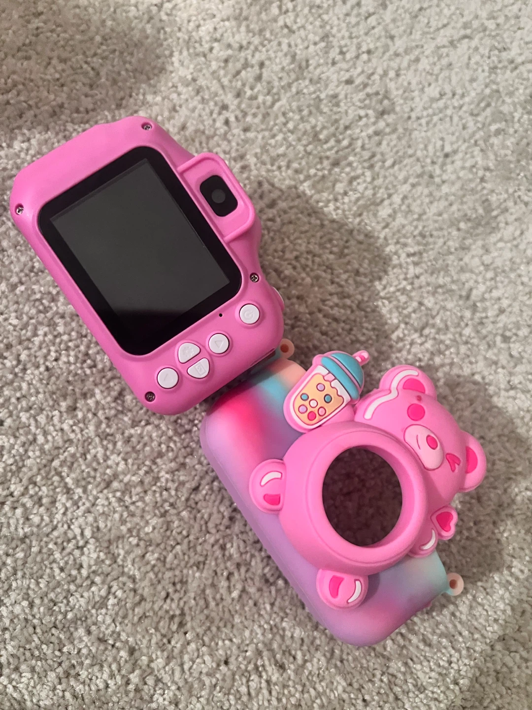 Kids Pink Bear Digital Camera