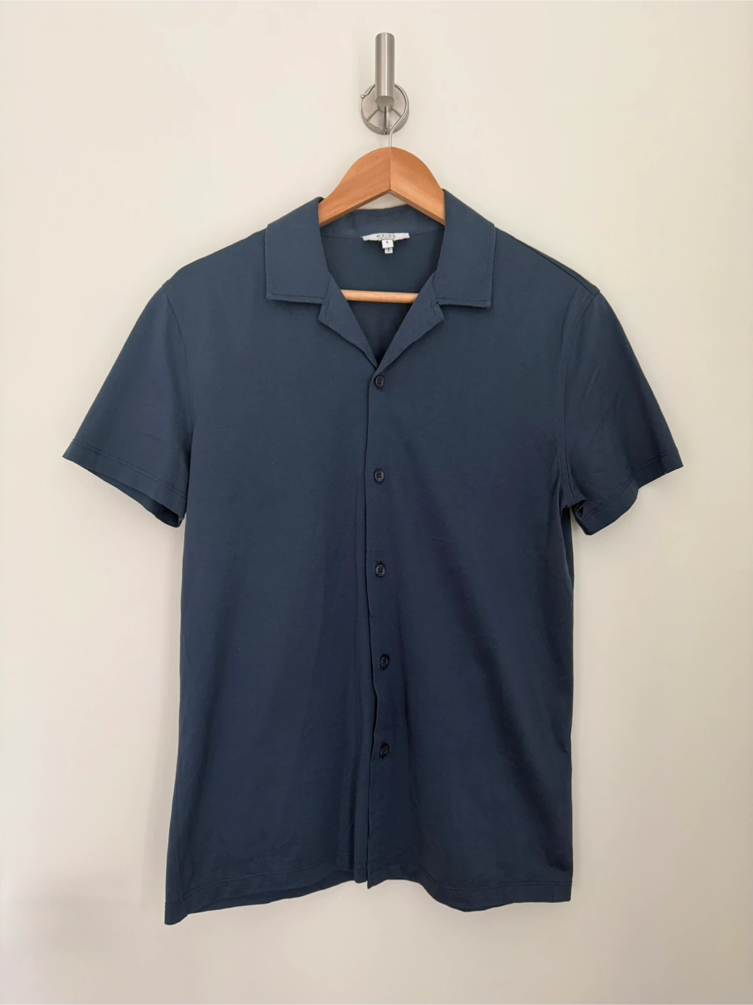REISS Caspa - Mercerised 100% Cotton Jersey Cuban Collar Shirt - photo 2