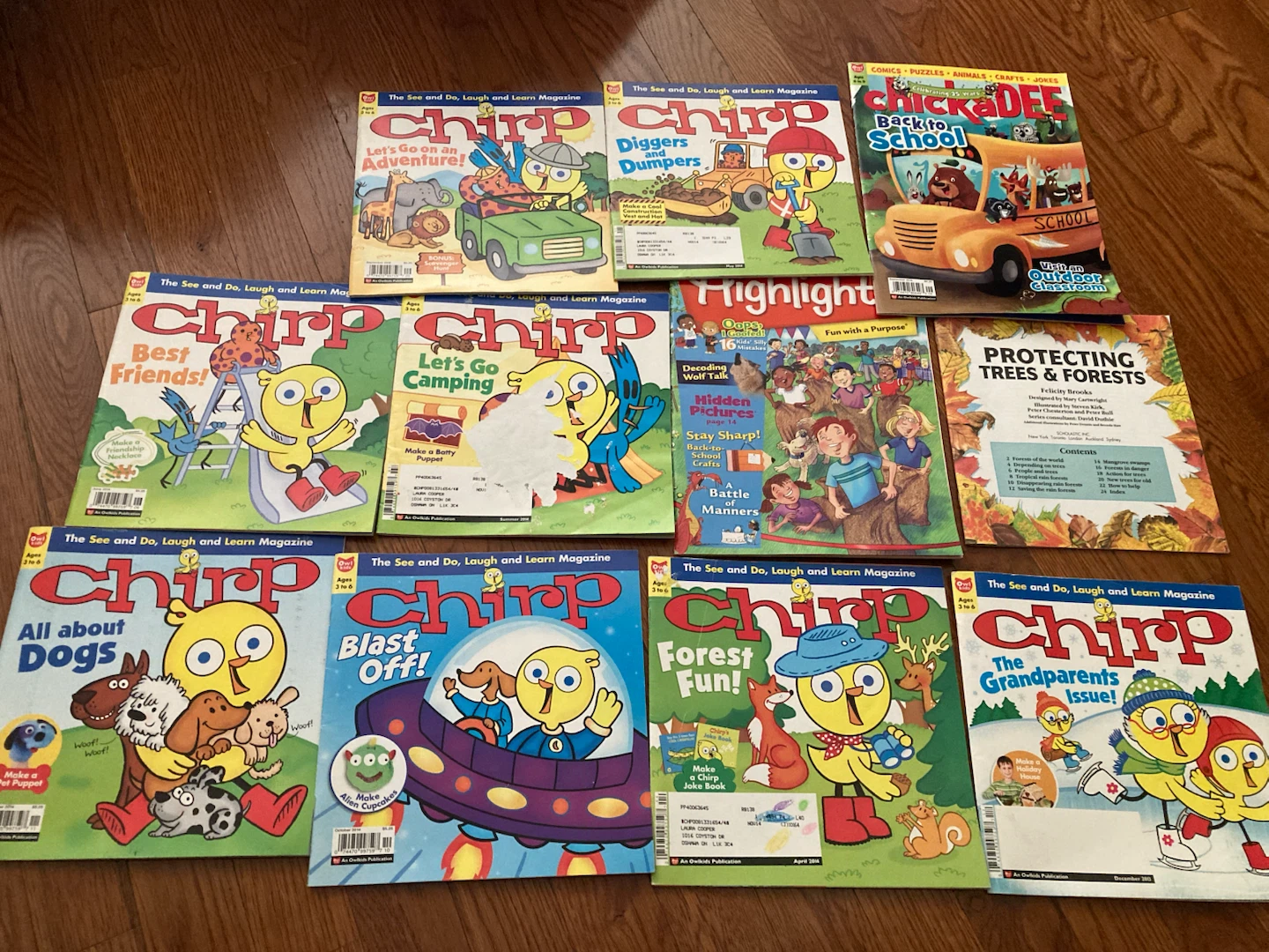 Set of 10 Kids Educational Magazines