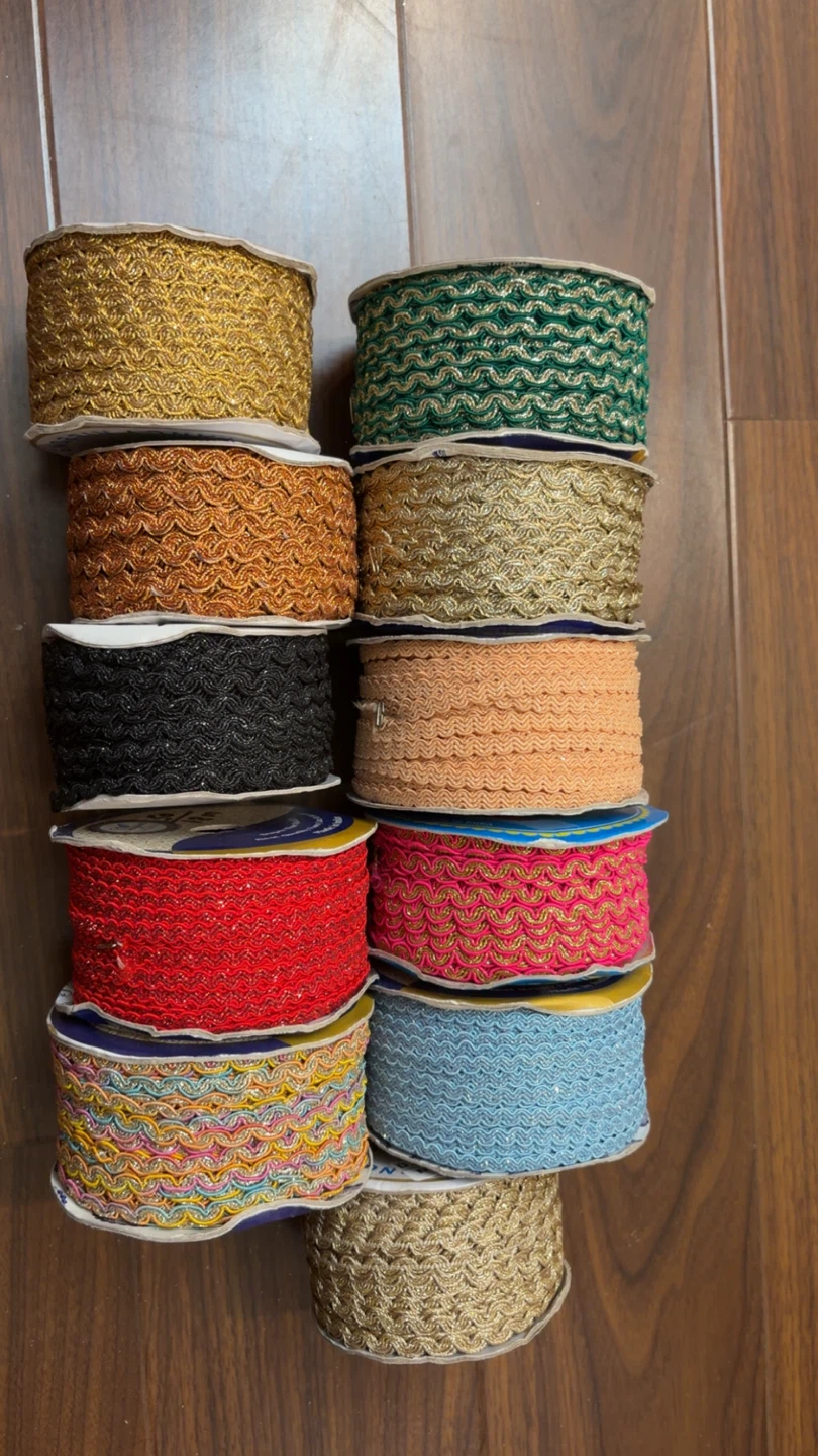 Decorative trims $10 each (for one) 18 metres each
