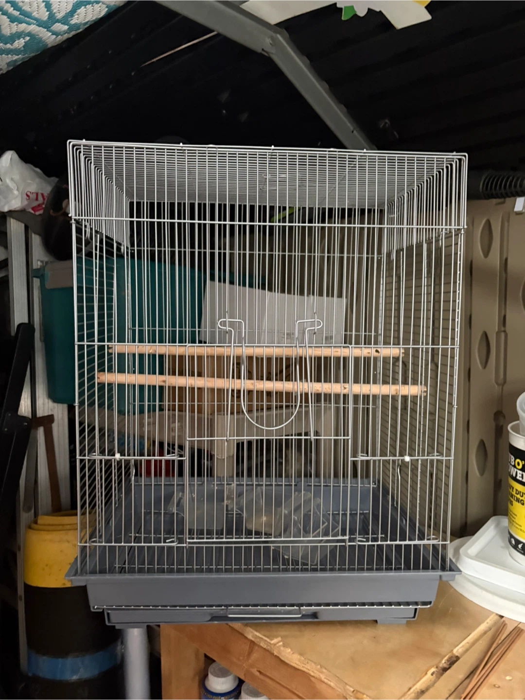 Metal Bird Cage with Accessories
