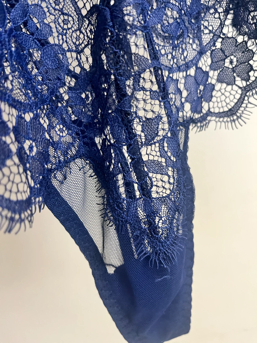 🏈Victoria's Secret Navy Lace Bodysuit - photo 4