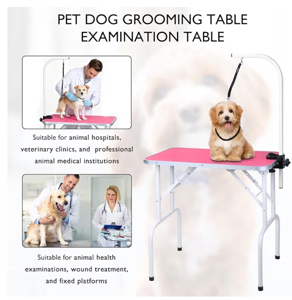 Pink Pet Dog Grooming Table - photo 2