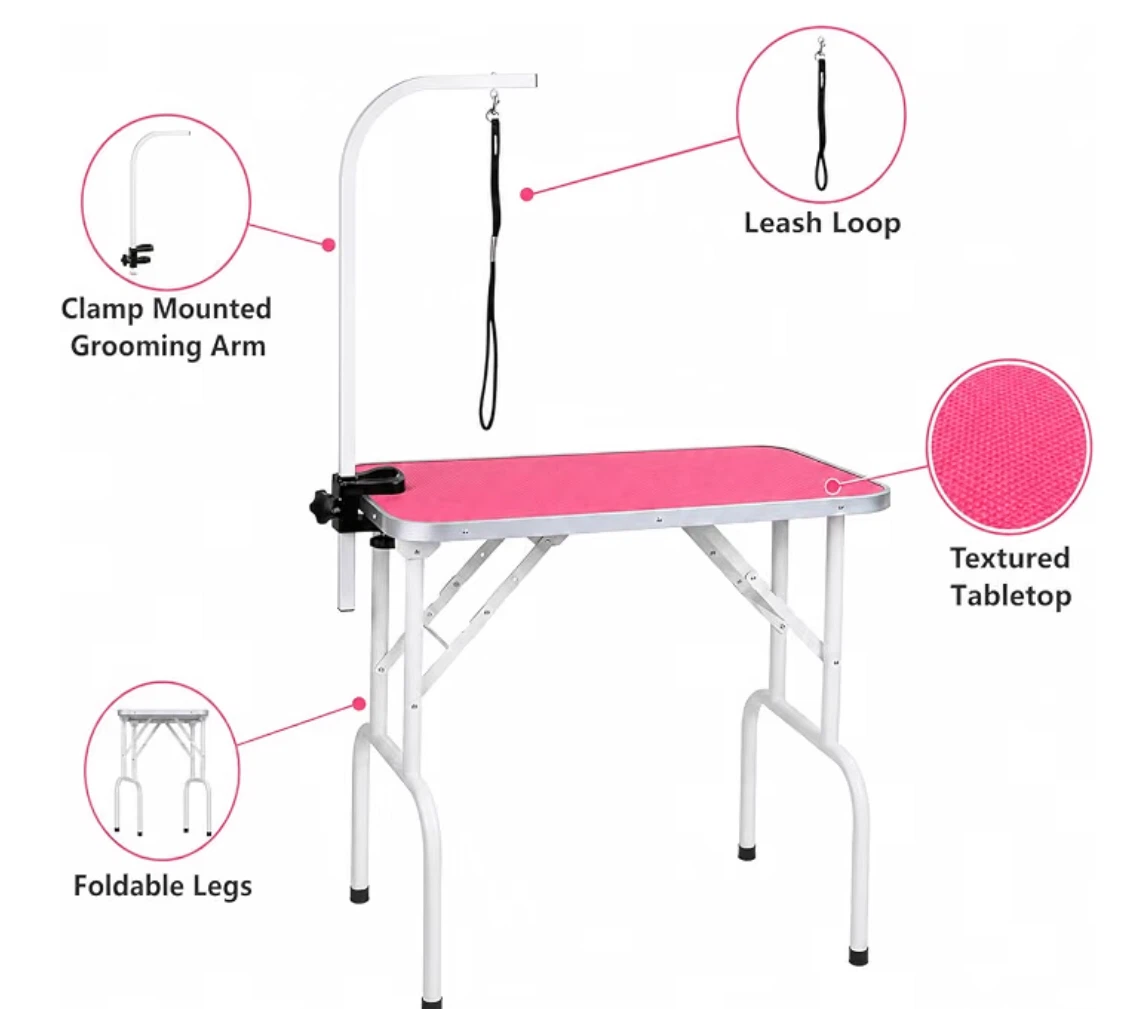 Pink Pet Dog Grooming Table - photo 5