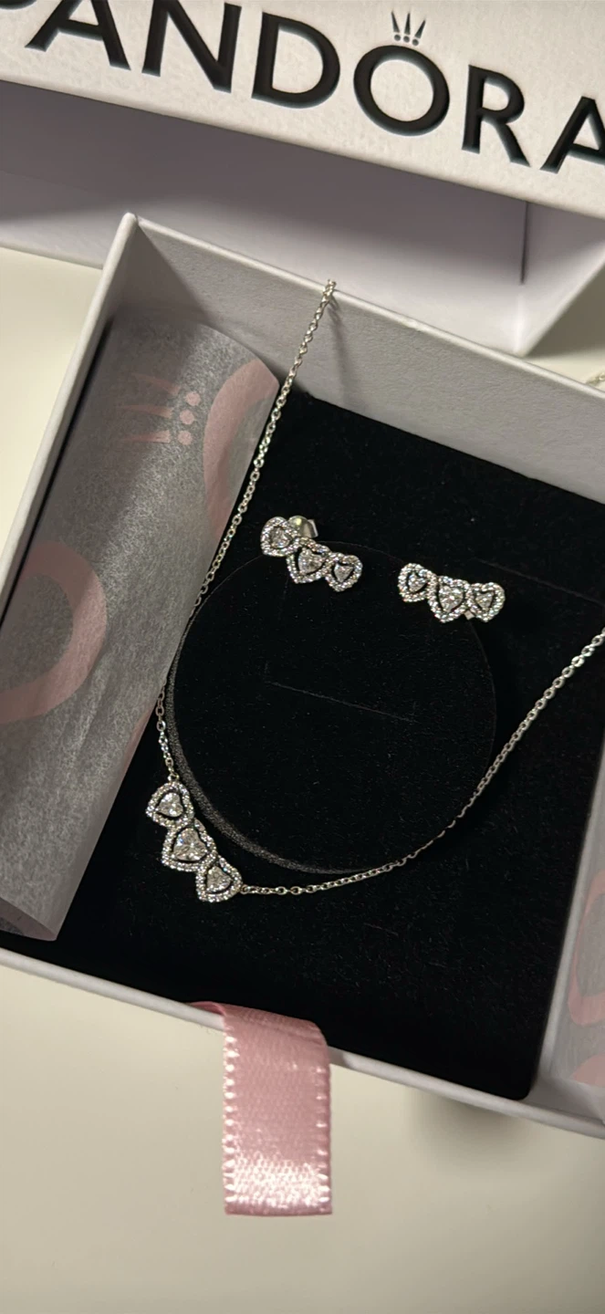 Pandora Heart Jewellery Set