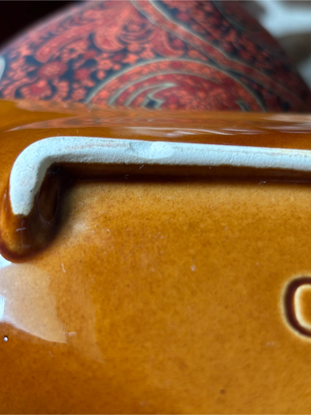 Vintage Calif. USA Blue Cheese Spread Ceramic Serving Dish - photo 3