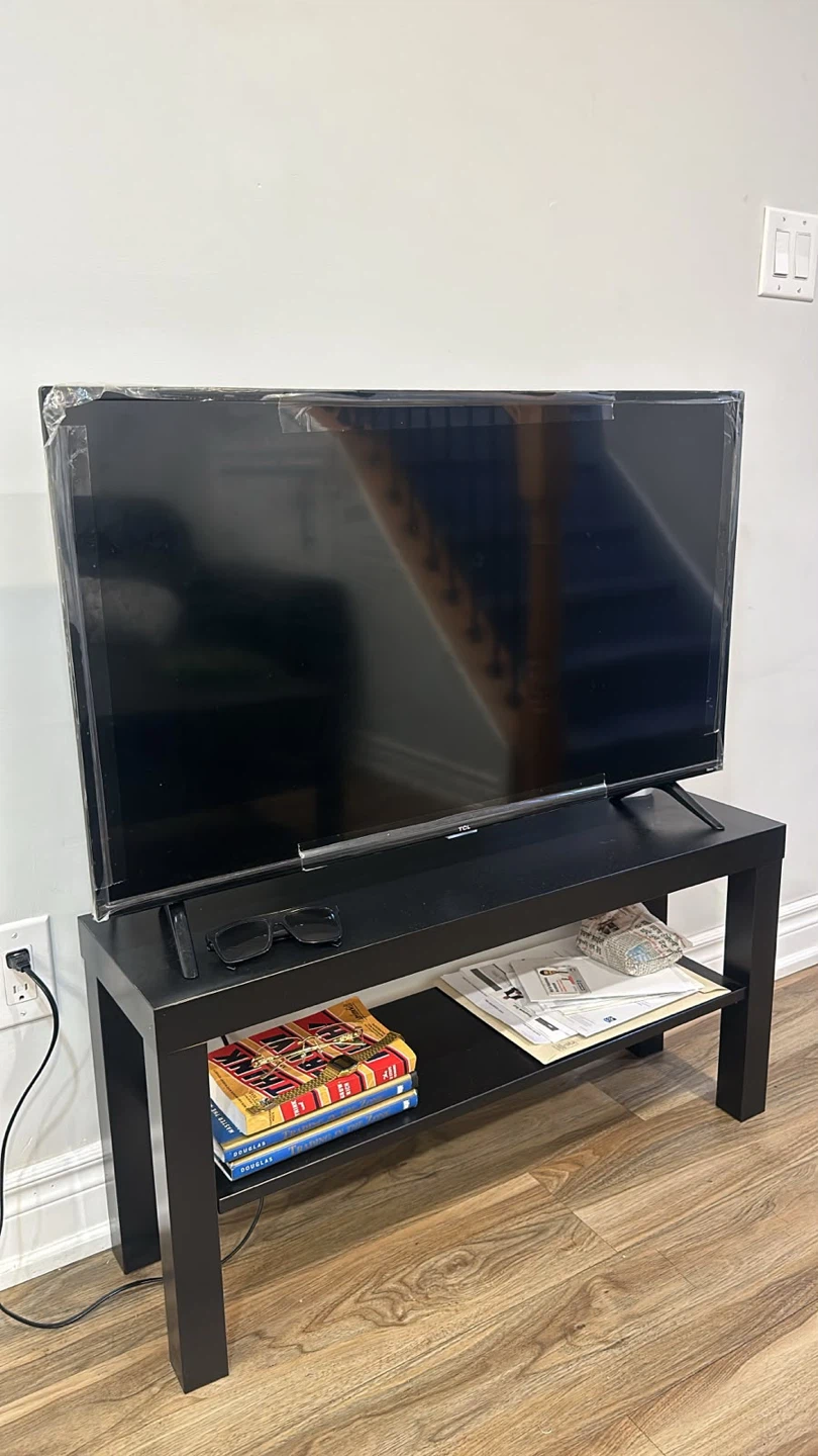 TCL Television with table