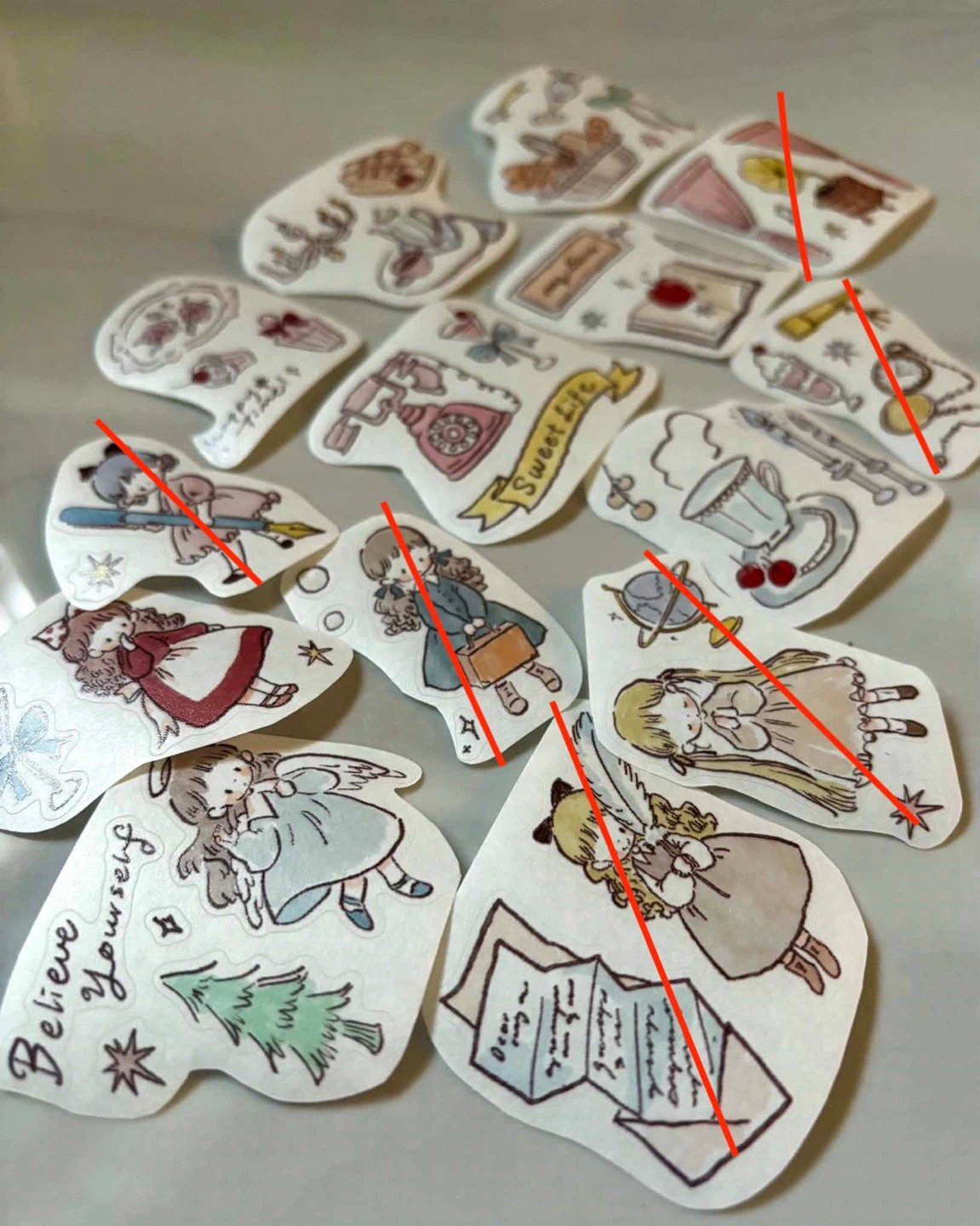 Vintage Girl Stickers 🏈