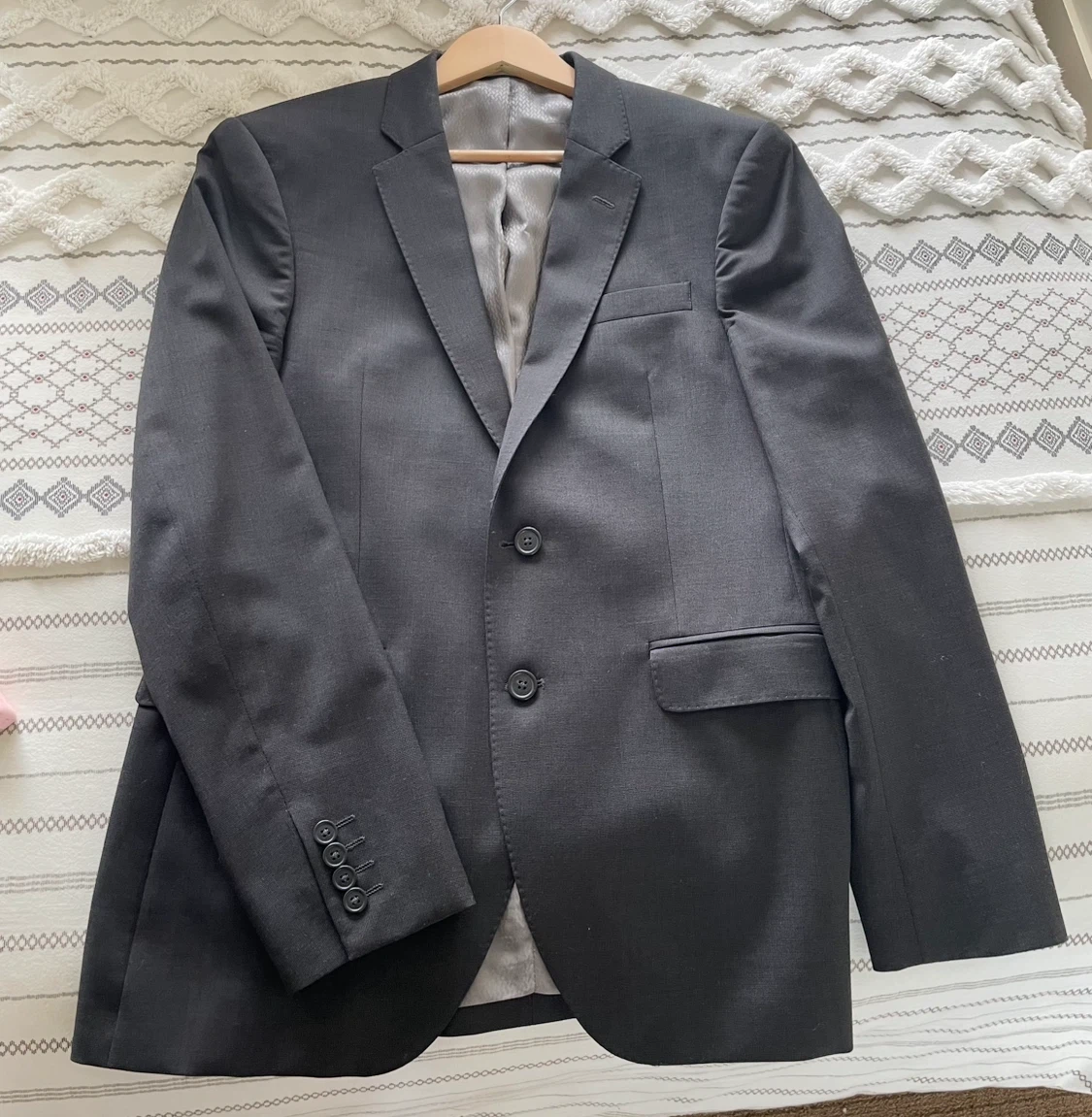 🏈Two piece Jaeger Men’s Suit - 100% Tollegno’s 1900 Wool - photo 3