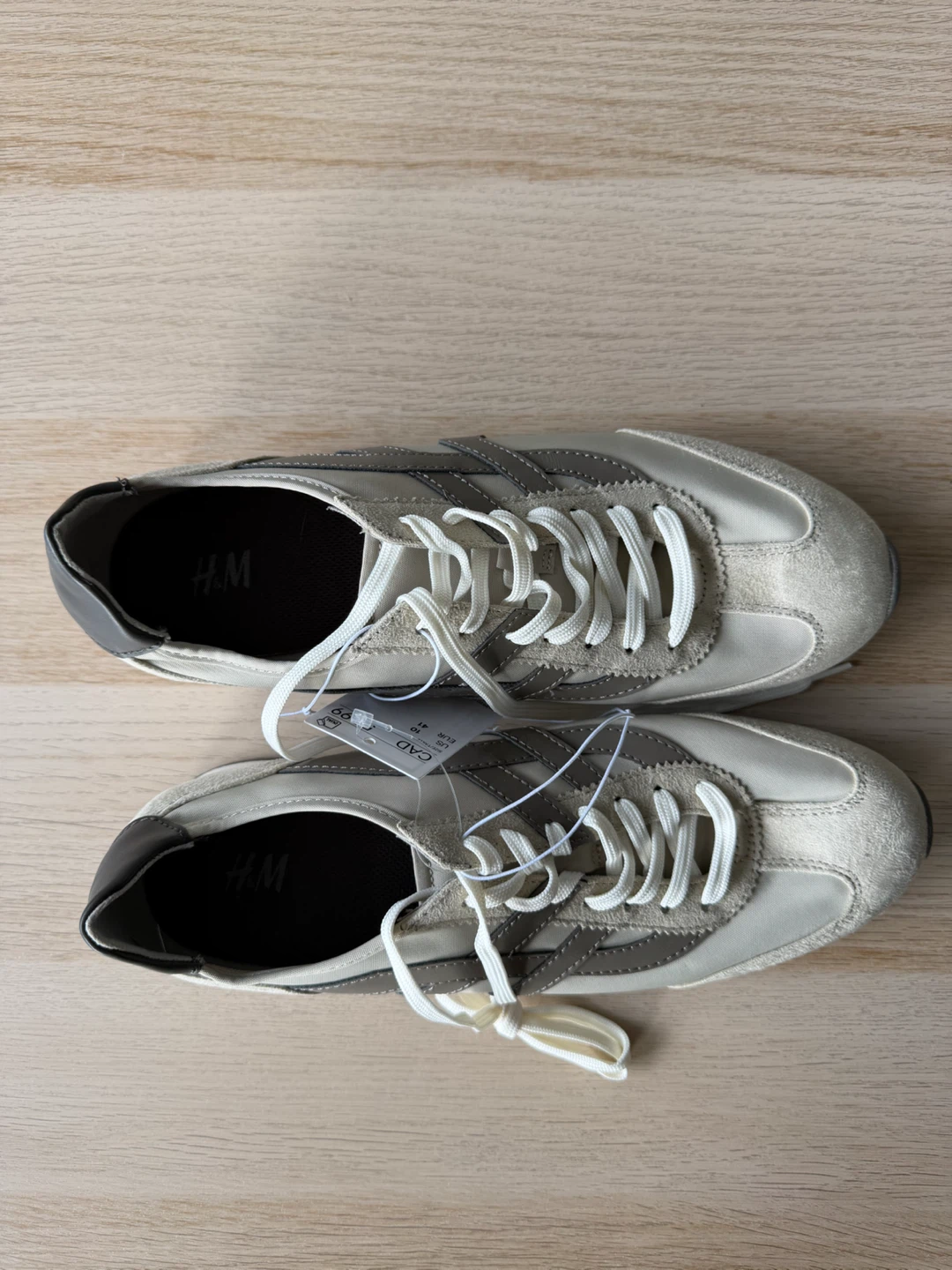H&M Casual Sneakers Beige Size 10