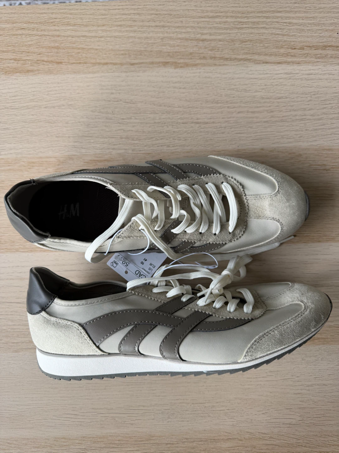 H&M Casual Sneakers Beige Size 10 - photo 2