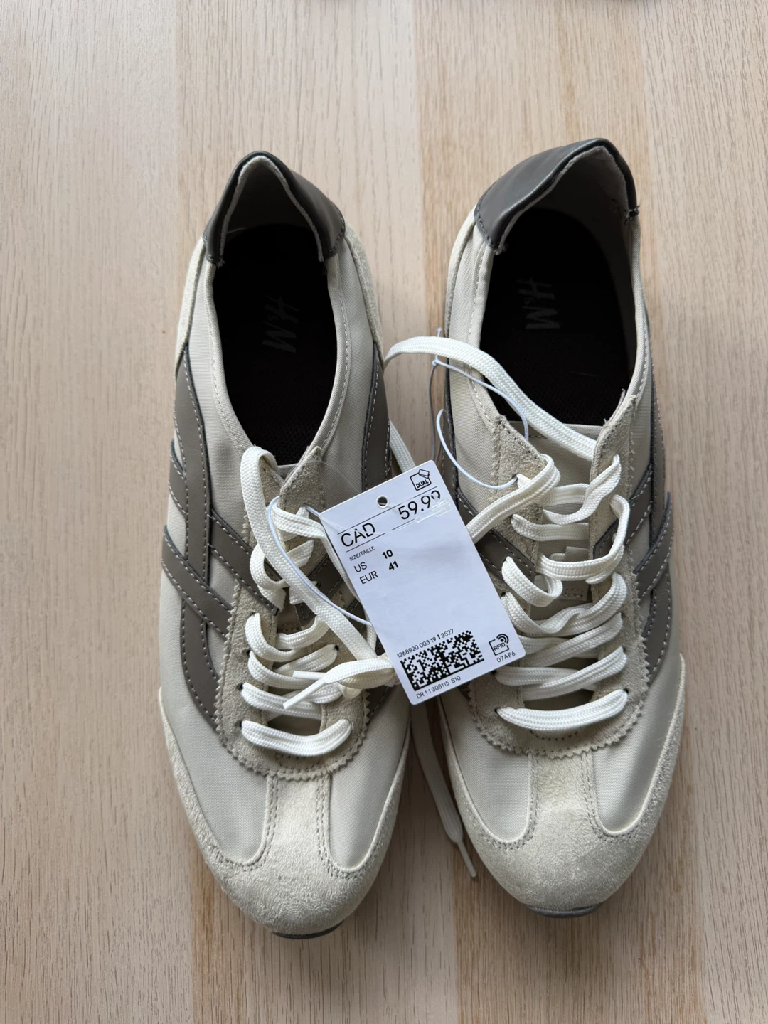 H&M Casual Sneakers Beige Size 10 - photo 3